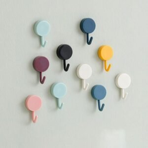 Self-Adhesive Wall Hooks – Strong Utility Hooks (10 Pcs) | GlimmerHome