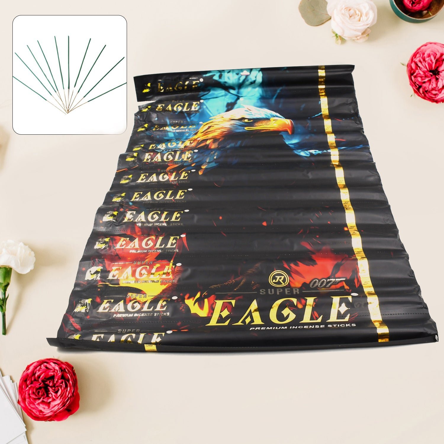 Mosquito Incense Sticks – Herbal, Low Smoke (120 Sticks) | FlyTamer