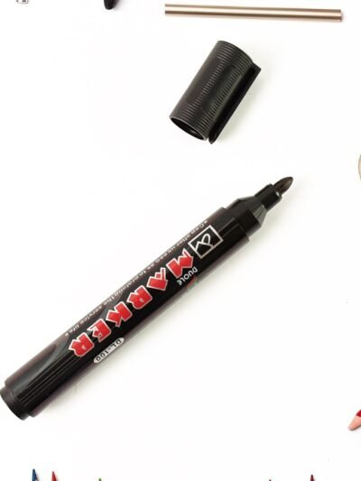 Black Whiteboard Marker – Low Odor Ink & Quick-Dry Bullet Tip