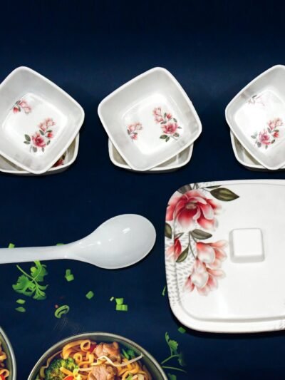 Plastic Dinner Set – 9-Piece Lightweight & Durable | Hector