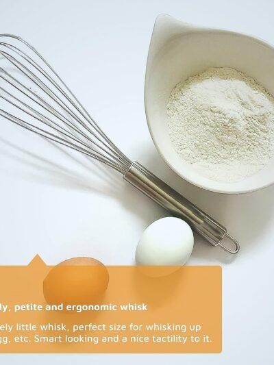 Large Stainless Steel Balloon Whisk – Heavy-Duty 30cm Kitchen Tool