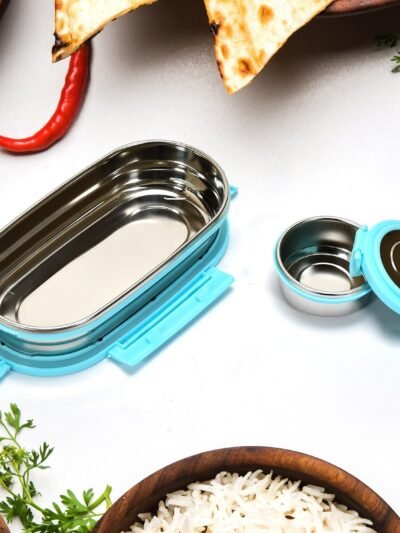 Stainless Steel Lunch Box Set of 2 | Ganesh