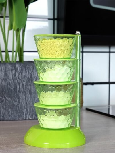 Rotating Spice Rack � 4-Tier 360� Pickle Tower |