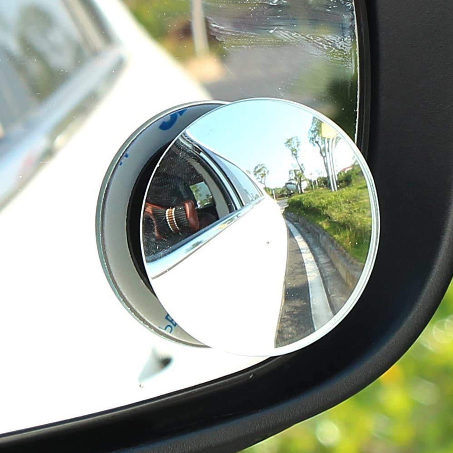 Blind Spot Mirror – Wide Angle Adjustable Convex (2 Pcs) | RaceVault