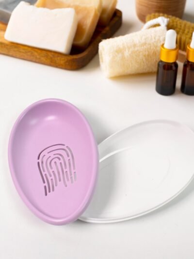 Soap Dish with Drain � Double-Layer Self-Draining | VelvetBubbles