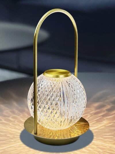 Rechargeable LED Touch Lamp – Crystal Ball Design | Indo Glow