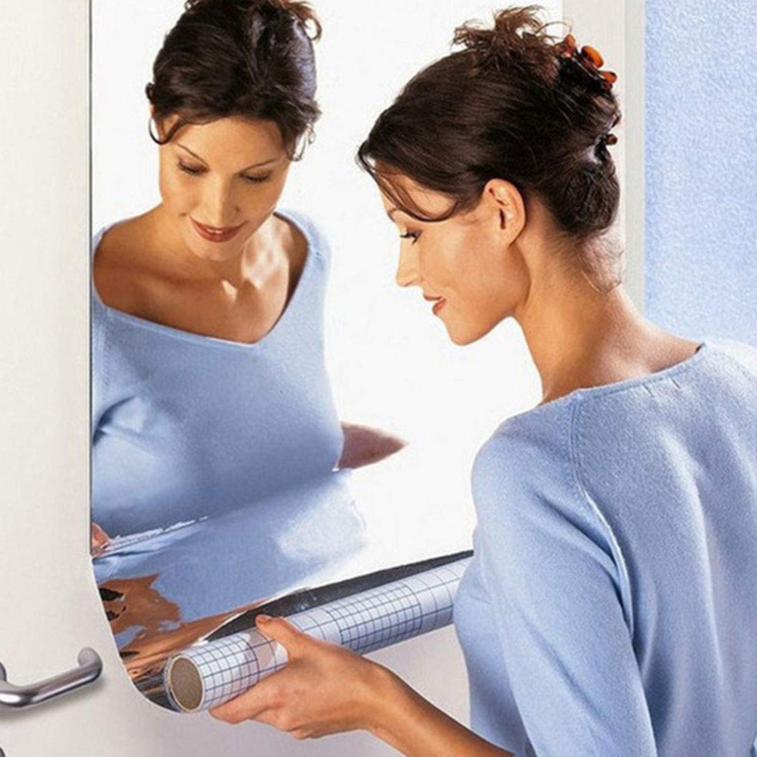 3D Mirror Wall Stickers – Self-Adhesive Decor 100x50cm | Styleva