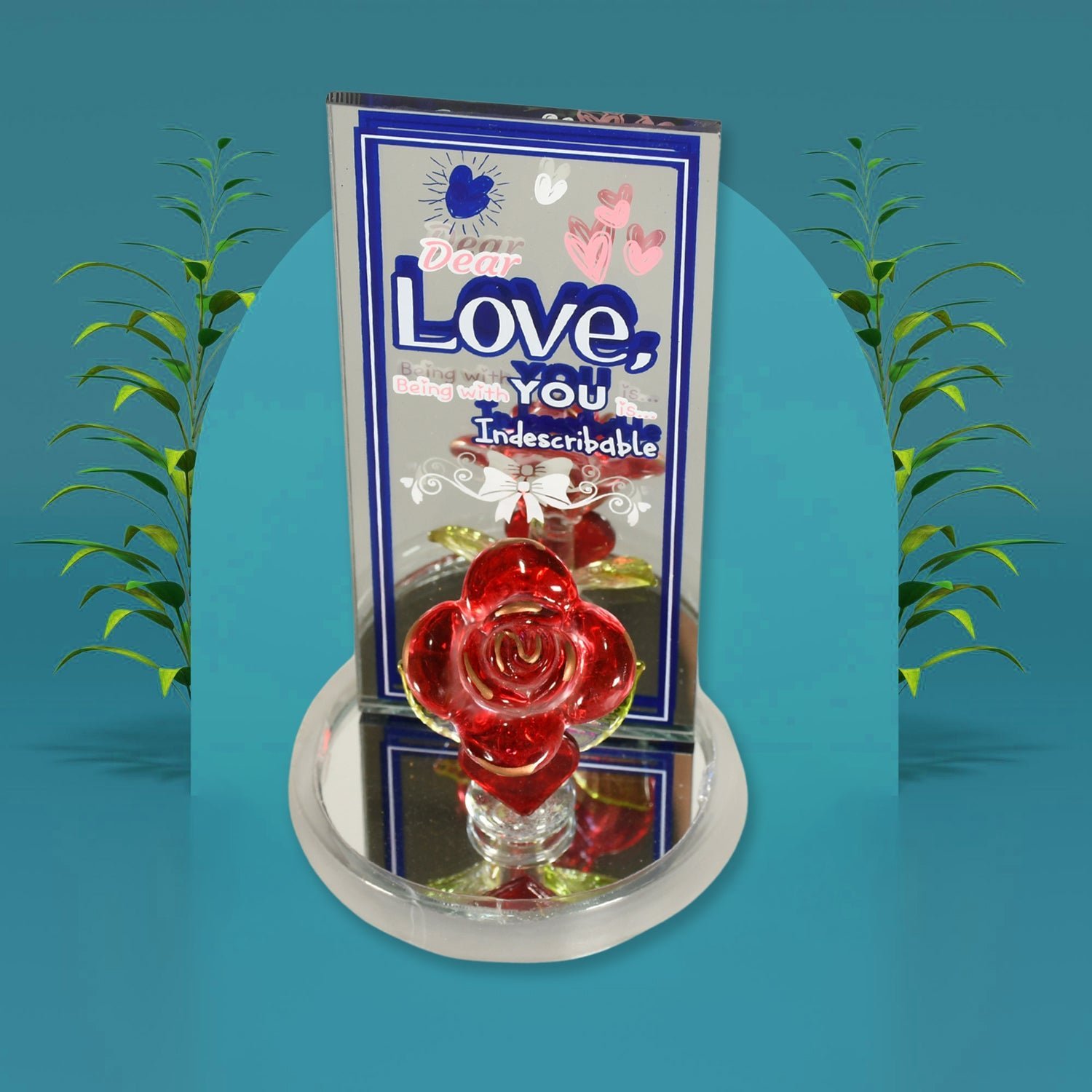 Rose Showpiece – Romantic Gift & Home Decor for Couples | Styleva