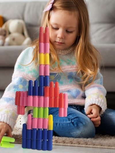 Bullet Blocks for Kids – Creative 88 Pc Building Set | Boardoria