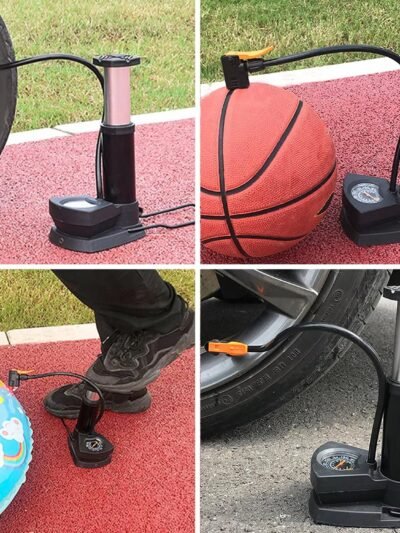 Foot Bike Pump � Portable Cycle Tire Inflator with Gauge | Indo Glow