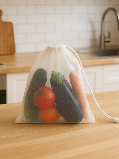 Reusable Mesh Produce Bags – Eco-Friendly Grocery Storage Set