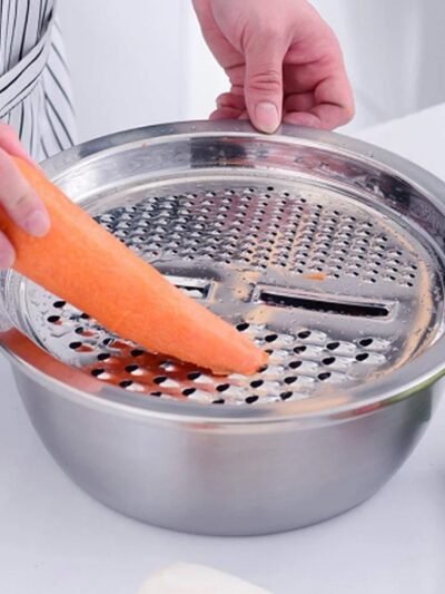 Julienne Grater – 3-in-1 Stainless Steel Salad Maker | Quickslice