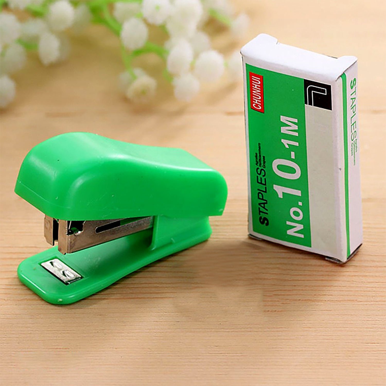 Mini Stapler Set – 20 Pcs with Assorted Colors & Staples