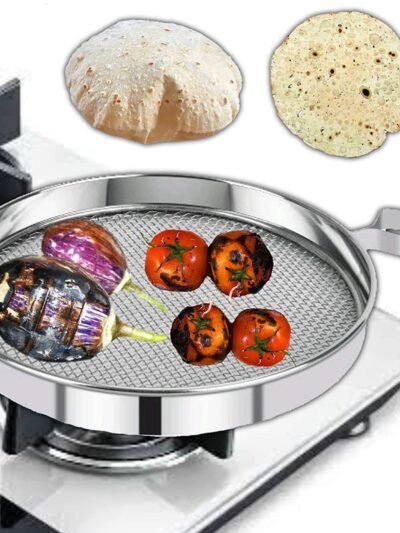 Steel Roaster Grill Jali 37cm – Durable Stainless Steel | FirePot