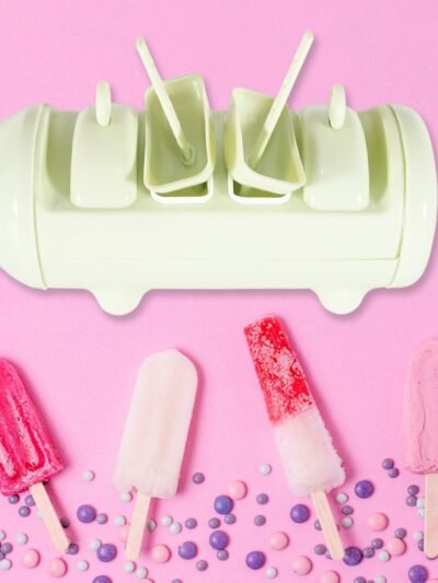 Cartoon Ice Candy Mold – 4-Cup Set for DIY Popsicles | ChillPour