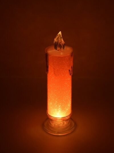 Red LED Flameless Candle – Realistic Flickering Pillar | Styleva