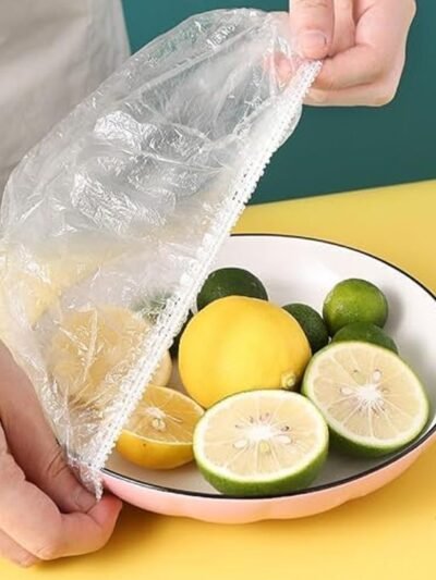 Elastic Food Covers � Small 100 Pcs Set for Freshness | Organivo