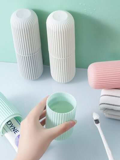 Travel Storage Bottle Set – Capsule Shape Organizer | Organivo