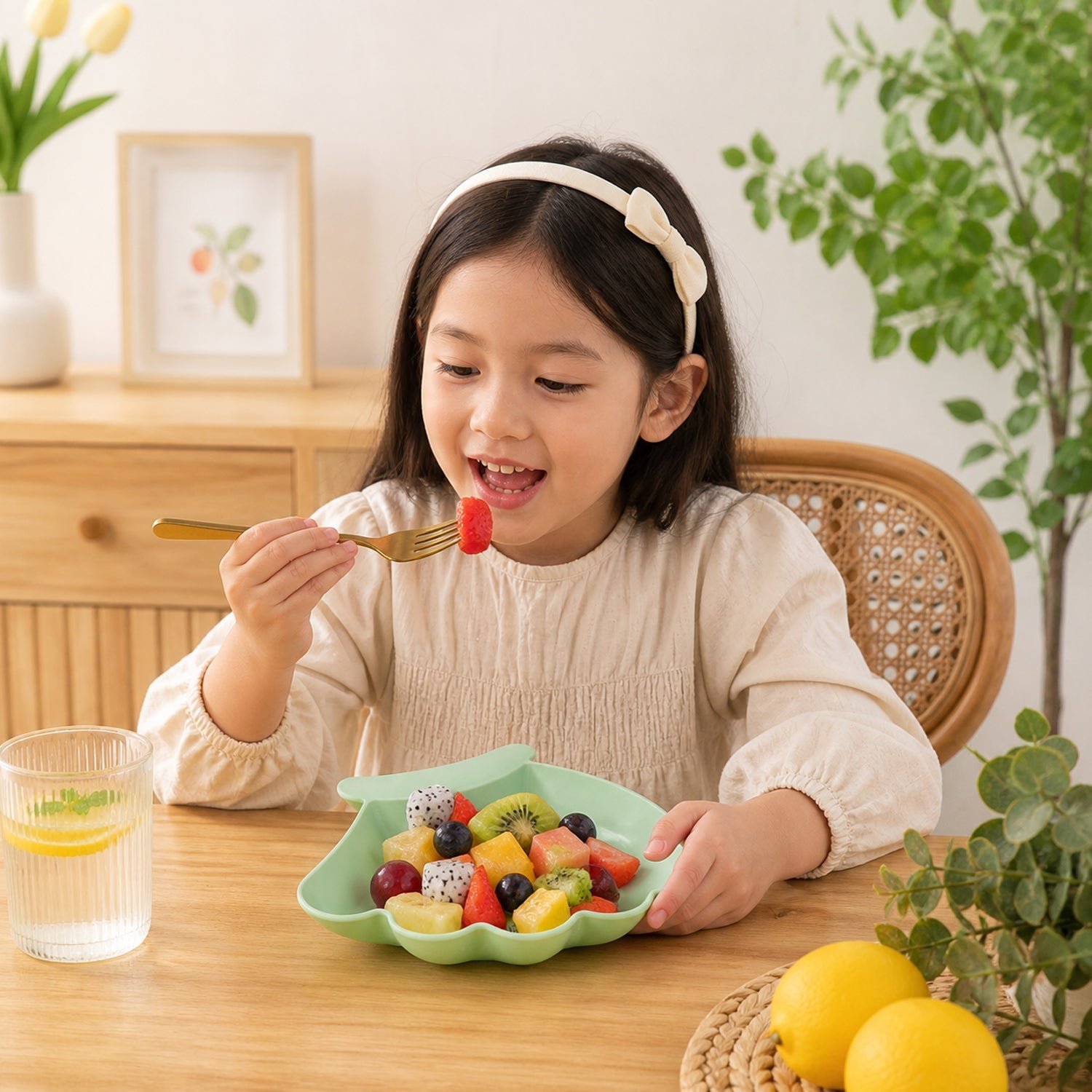 Kids Serving Tray � Fun Cartoon Design with Handle for Easy Use