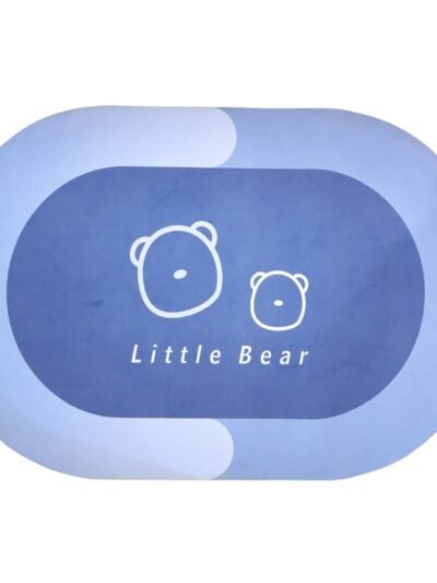 Bath Mat – Soft, Non-Slip and Cute Bear Print for Bathroom