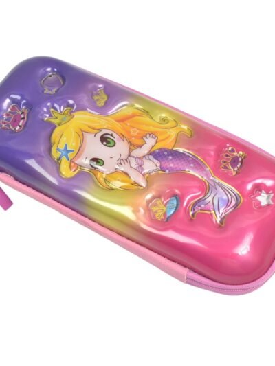 Cute Cartoon Pencil Case � Durable Hard Shell with Zipper