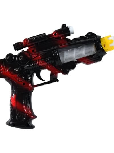 LED Flashing Sound Laser Toy Gun – Space Blaster with Lights & Music