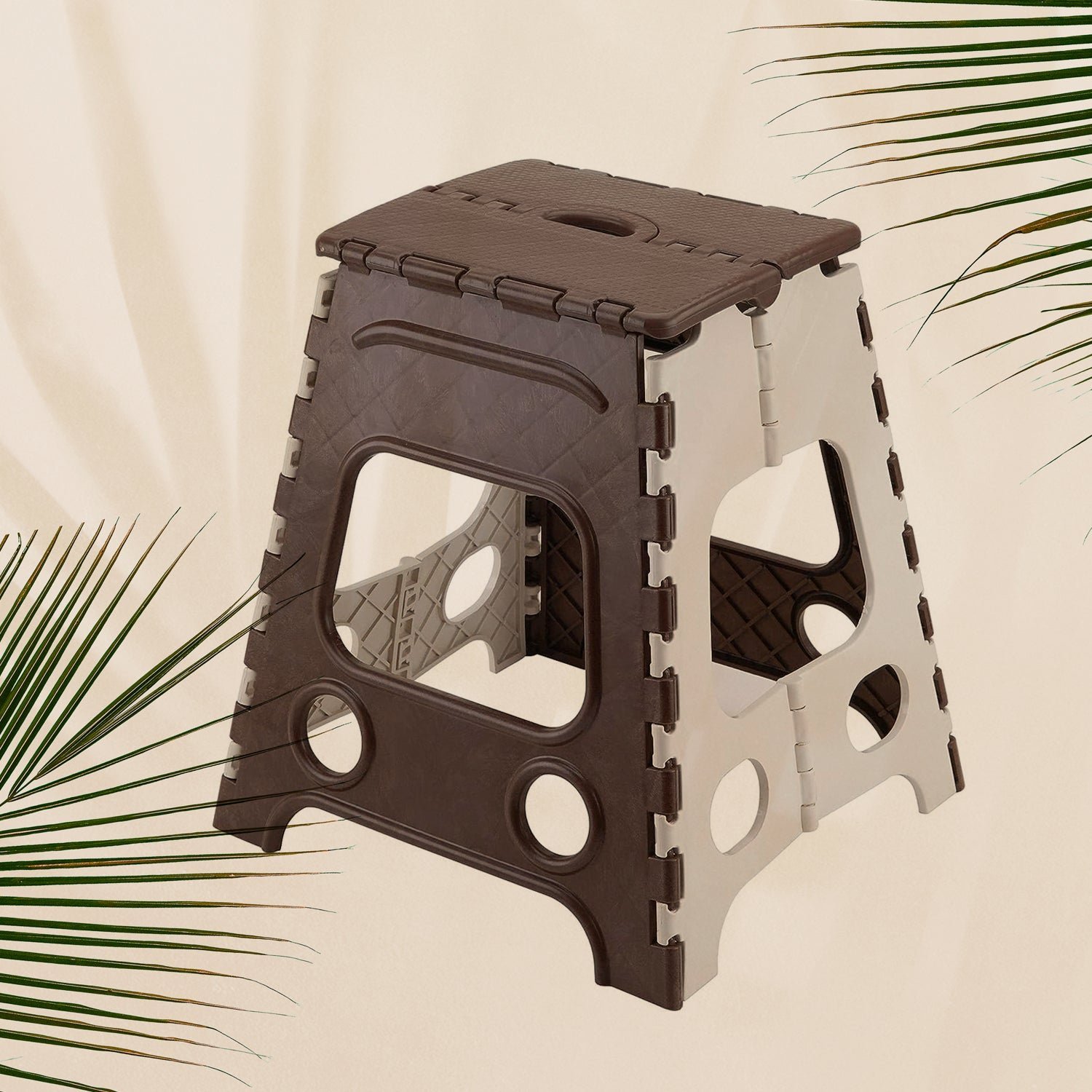 18 Inch Folding Stool – Non-Slip, Portable & Sturdy | CookAura