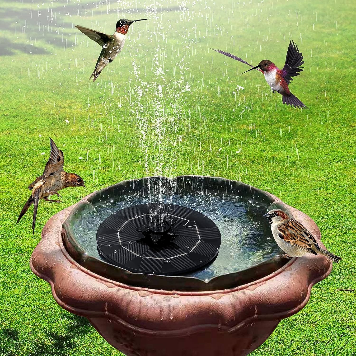 Solar-Powered Floating Fountain Pump – Eco-Friendly Garden Water Feature