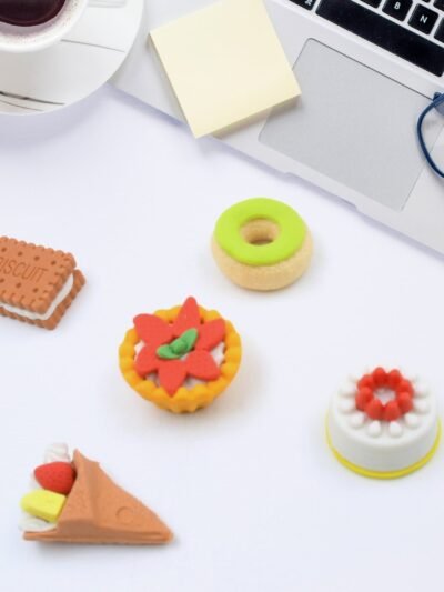 3D Fast Food Erasers – Cute 5 Pcs Set for Kids | TinyTrendy