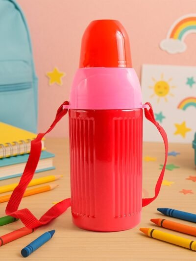 Kids Insulated Water Bottle – 500ml Leakproof with Strap