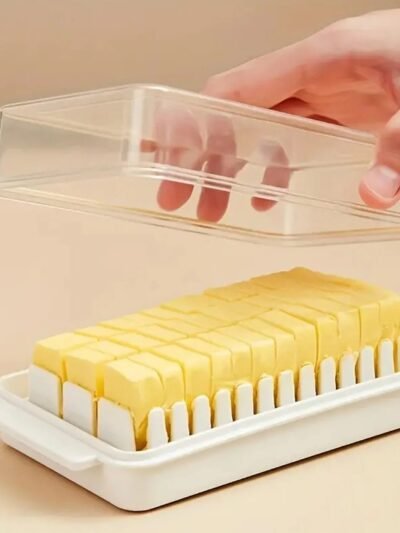 Butter Slicer Box – Transparent Storage & Cutter | Organivo