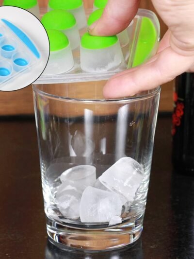 Round Silicone Ice Cube Tray – Smart Push Out Mini Ice | Indo Glow