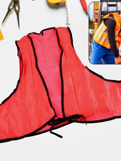 High Visibility Safety Vest – Soft PVC, Tie Closure | FlexArmor