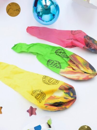 Rainbow Party Balloons – Multicolor Latex Set (3 Pcs) | Play & Move