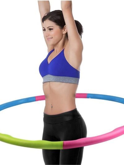Hula Hoop Exercise Ring – Interlocking, Adjustable Fitness | FitFuzion
