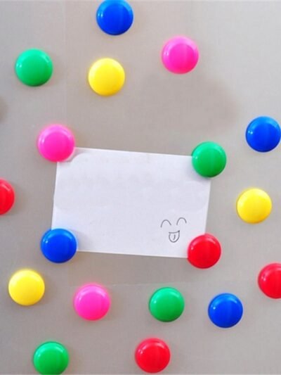 Whiteboard Magnetic Pins – 2cm Colourful Plastic | Deskura