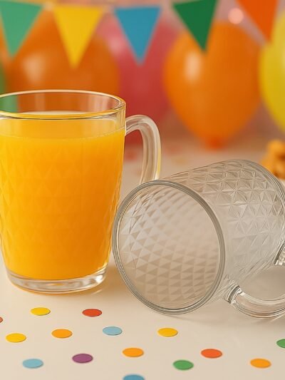 Mocktail Mug Set – Durable 400ml Break-Resistant Polycarbonate