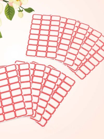 Blank Label Sticker Sheets – Writable, Self-Adhesive 10 Pack