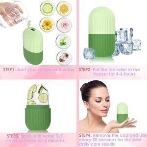 Ice Roller for Face – Reusable Facial Massager & Eye Relief | GlowForm
