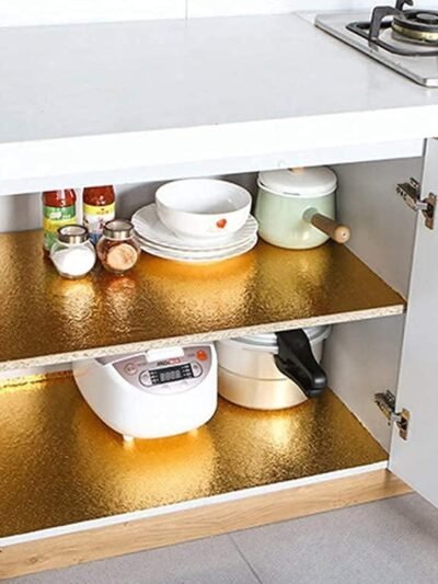Aluminum Foil Sticker – Oil-Proof, Waterproof Kitchen Wallpaper | Styleva