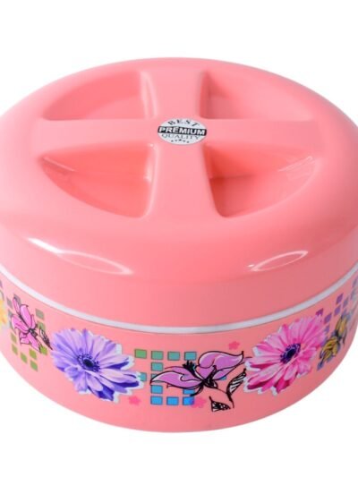 Insulated Lunch Box – Floral Print Double Wall Hot Pot
