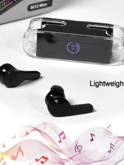 Wireless Earbuds M12 Max – Touch Control, 35H Playtime | Phonixio
