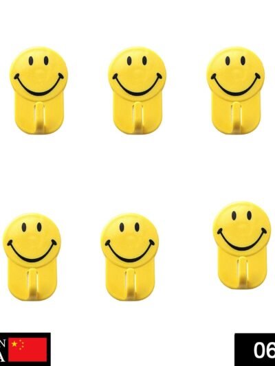 Smiley Face Hooks – 1 Kg Load, 6 Pcs | GlimmerHome