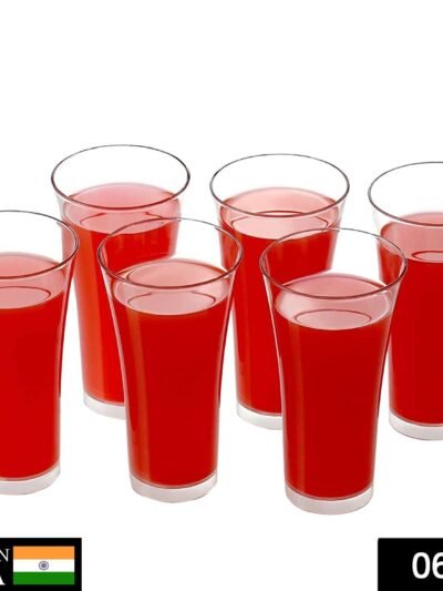 Plastic Juicy Glasses Set – 300ml Unbreakable | Serve Stellar