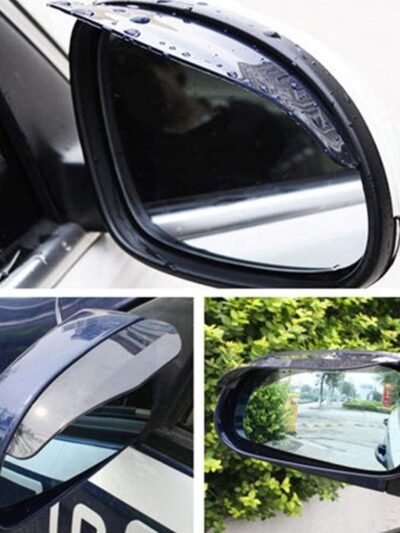 Car Rearview Mirror Rain Protector – Anti-Glare, All-Weather | Velvet Wheels