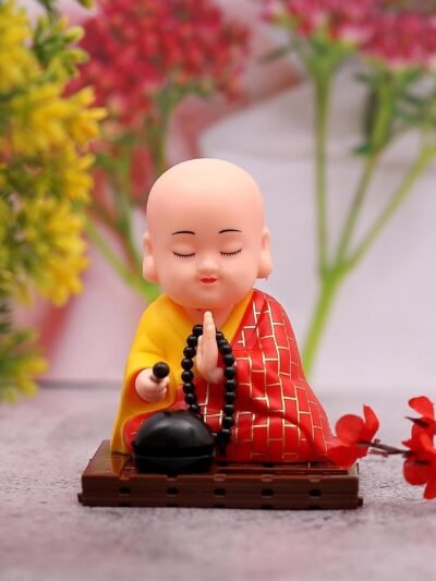 Solar Buddha Statue � Moving Head & Hand Decor | Styleva