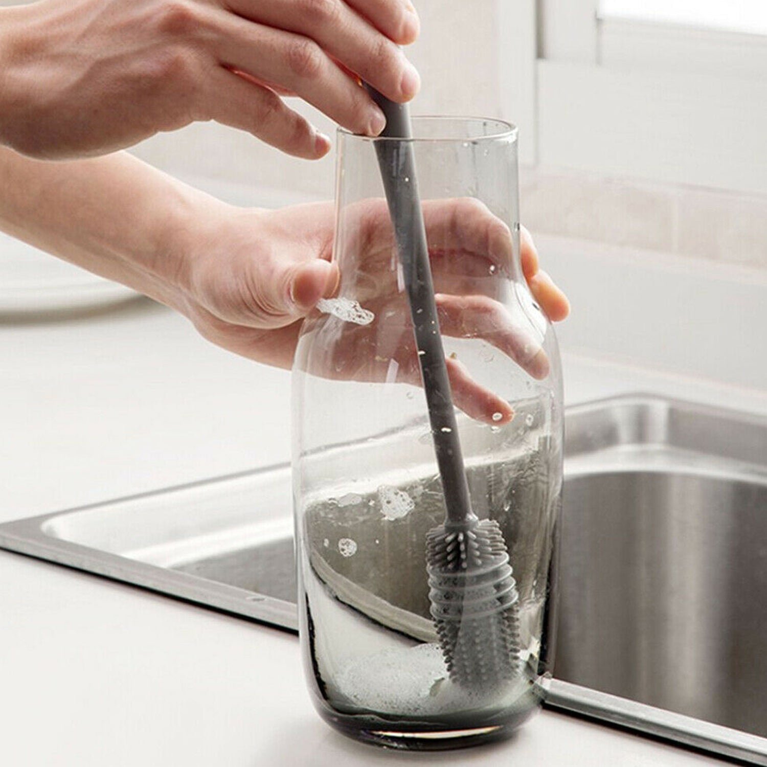 Bottle Cleaning Brush – Multipurpose Kitchen Tool | ToolMate Pro