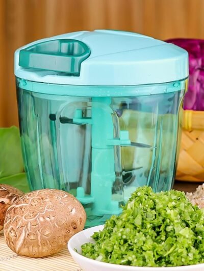 Manual Vegetable Chopper – 5 Blade Stainless Steel | Quickslice