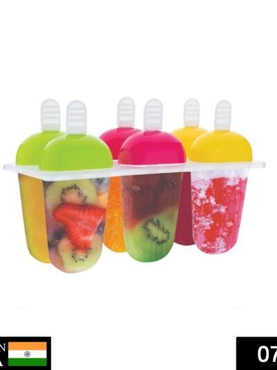 Kulfi Molds – Multicolor Polypropylene 6 Pcs | Bake & Dwell