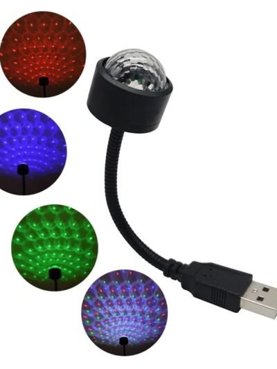 USB Star Projector – Dual Mode Disco Light for Car & Home | Styleva